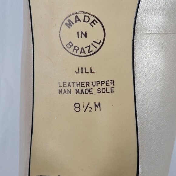 Worthington Soft Collection Jill 2.5" Heels 8.5M Cream Gold Business Casual Shoe - Picture 15 of 16